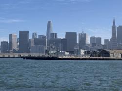 View of San Francisco from boat
